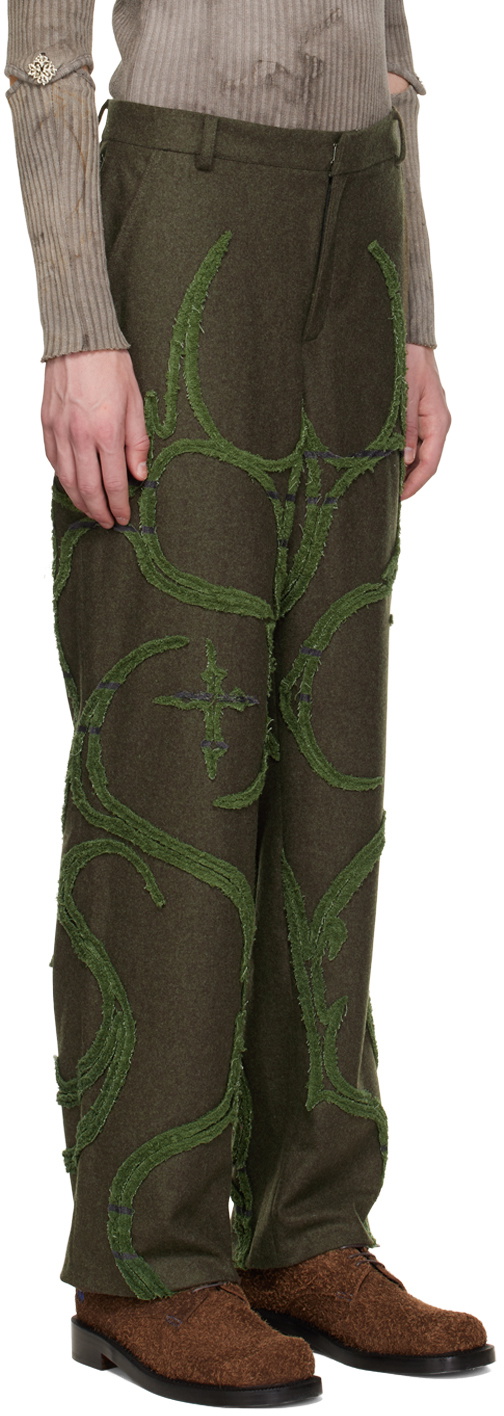 Solitude Studios Green Overgrown Trousers
