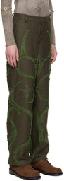 Solitude Studios Green Overgrown Trousers