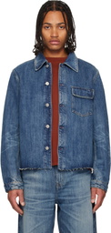 OUR LEGACY Blue Cut Rebirth Denim Jacket