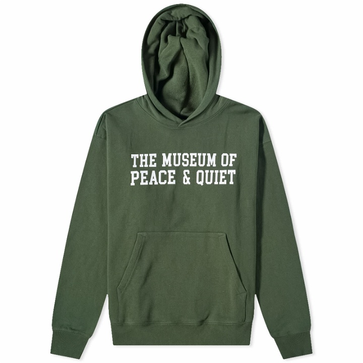 Photo: Museum of Peace and Quiet Men's Campus Hoodie in Forest