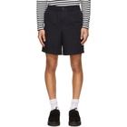 AMI Alexandre Mattiussi Navy Elasticized Waist Bermuda Shorts