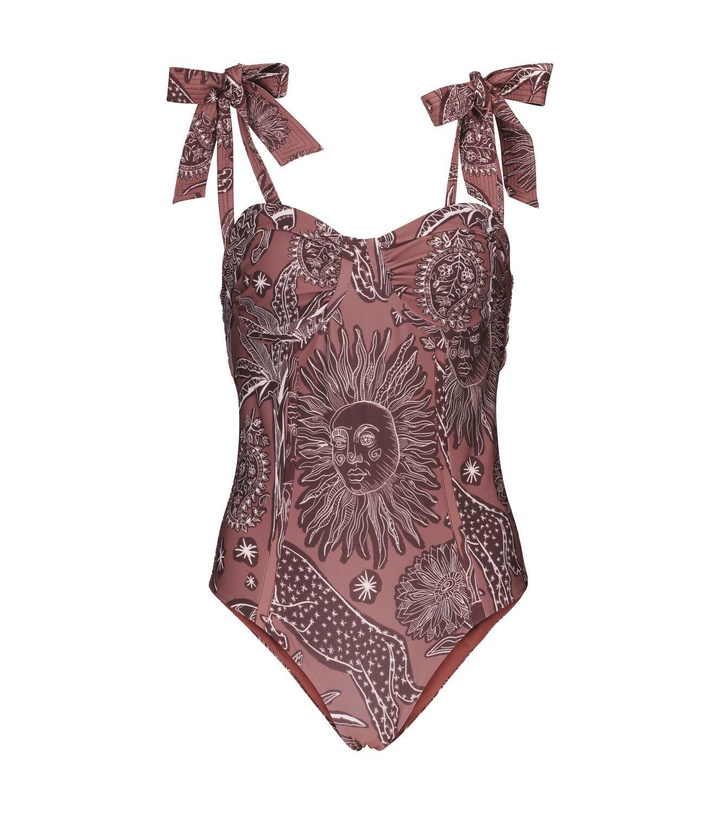 Photo: Johanna Ortiz Mystic printed swimsuit