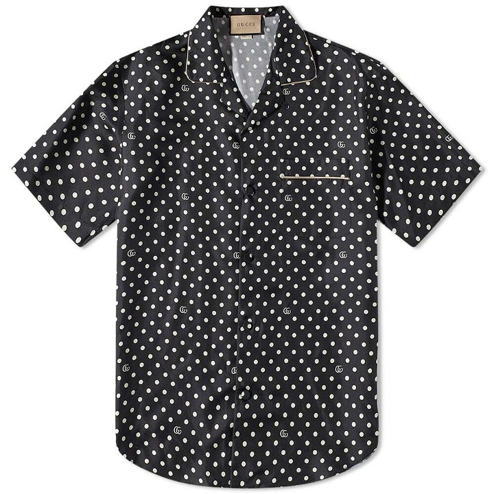 Photo: Gucci Men's Polka Dot Vacation Shirt in Black