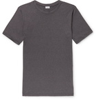 Zimmerli - Slim-Fit Mélange Stretch Cotton and Cashmere-Blend T-Shirt - Gray