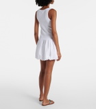 Velvet Isla cotton-blend poplin minidress