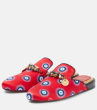 Christian Louboutin - Konstantimule embellished slippers