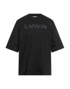 Lanvin Mens T-shirt in Black