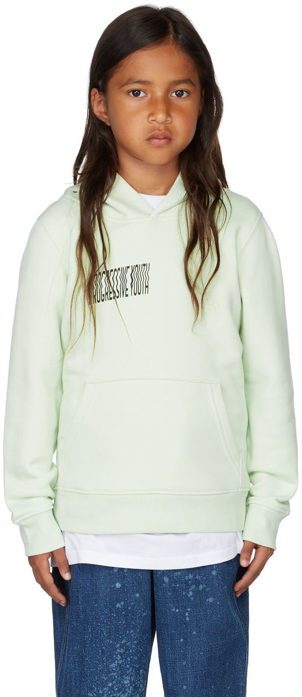 S.C. SSENSE Exclusive Kids Green Mini Proto Hoodie