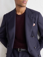Boglioli - Virgin Wool and Cashmere-Blend Sweater - Burgundy
