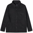 KAVU Men's Shuksan Pile Fleece Overshirt in Black