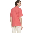John Elliott Red Faded Pocket T-Shirt