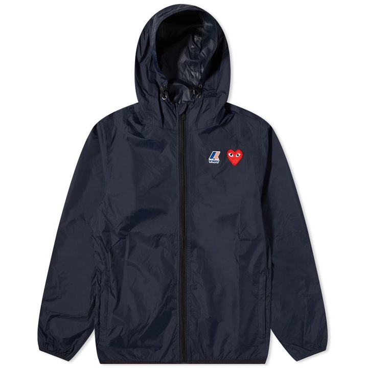 Photo: Comme des Garcons Play x K-Way Full Zip Packable Jacket