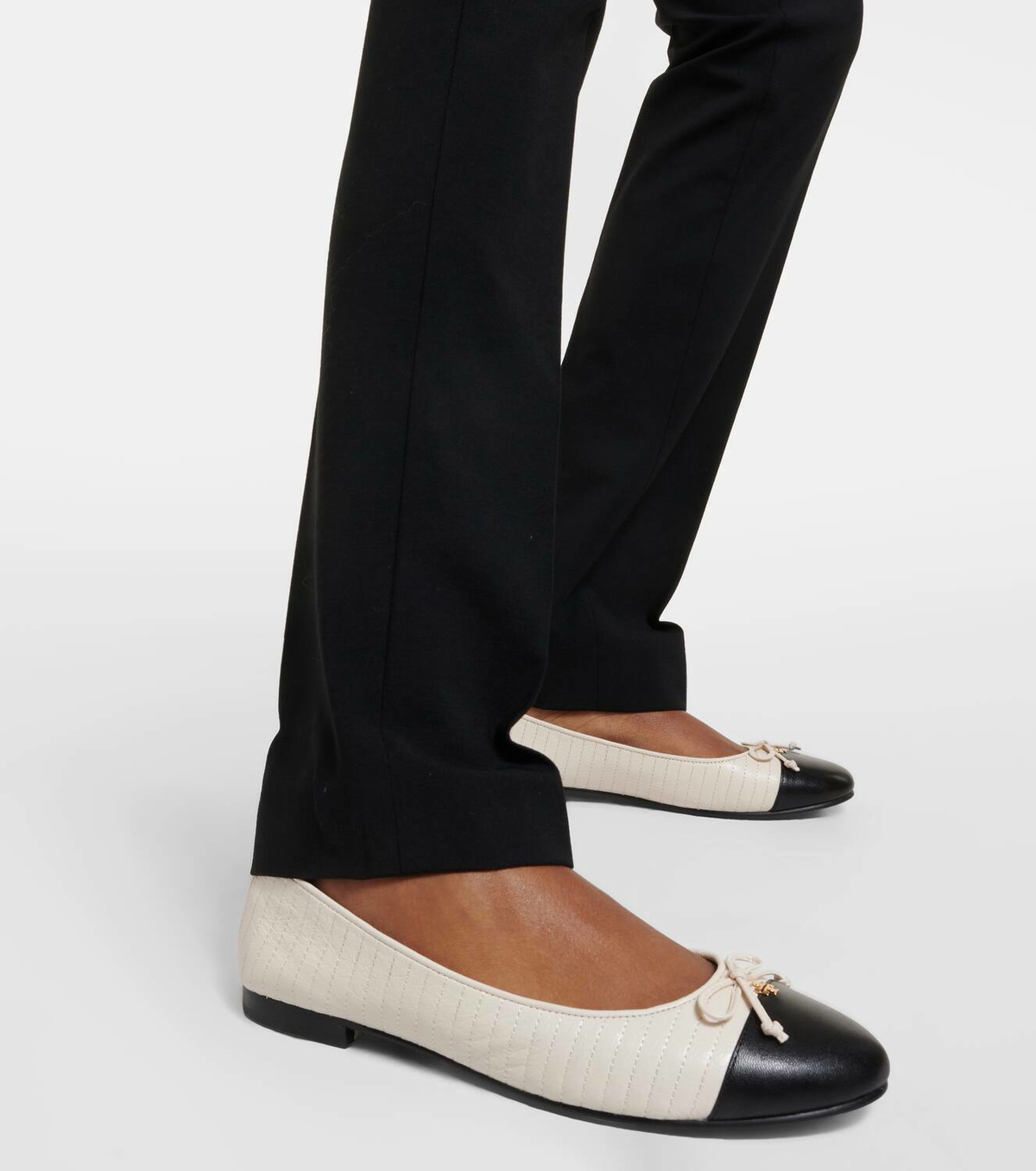 Tory Burch Quilted leather ballet flats