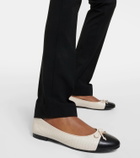 Tory Burch Quilted leather ballet flats