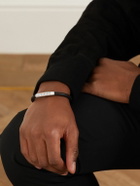 Chopard - Classic Racing Rubber and Silver-Tone Bracelet