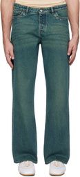 Paloma Wool Green Crowd Jeans