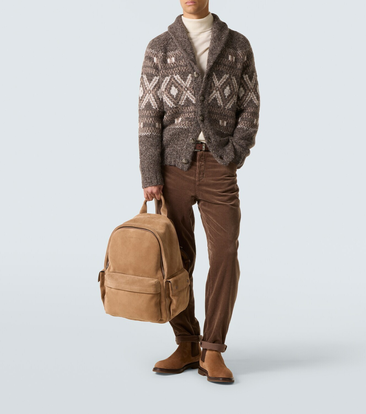 Brunello Cucinelli Suede backpack