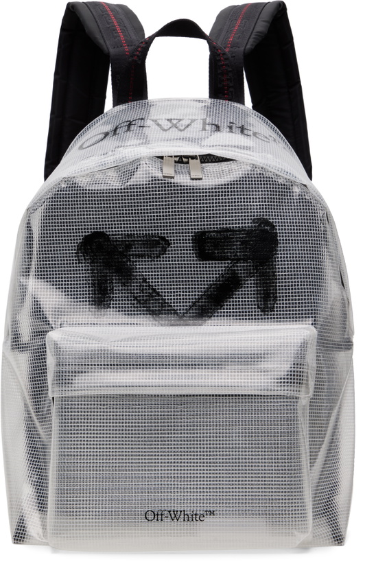 Photo: Off-White Transparent Ripstop Heritage Backpack