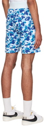 BAPE Blue Camo Shorts