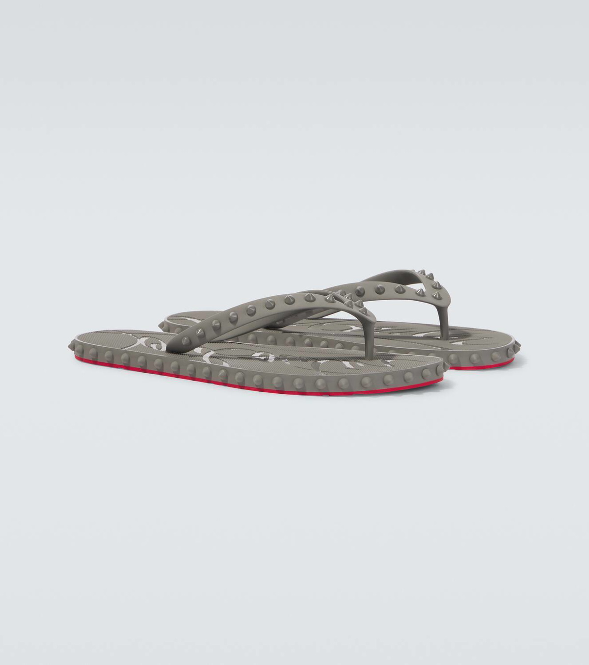 Christian Louboutin Super Loubi Flip spiked thong slides