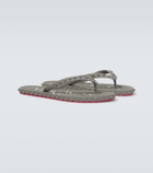 Christian Louboutin Super Loubi Flip spiked thong slides