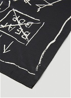 Honey Fucking Dijon - Basquiat Scarf in Black
