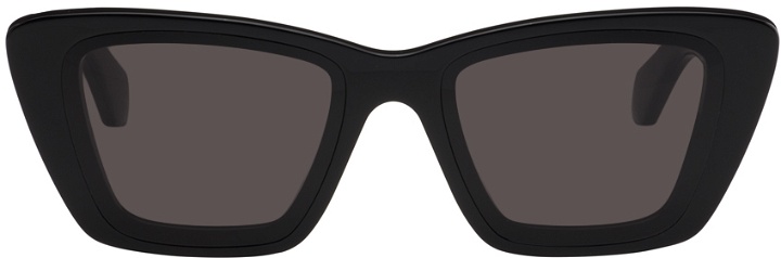 Photo: ALAÏA Black Rectangular Sunglasses