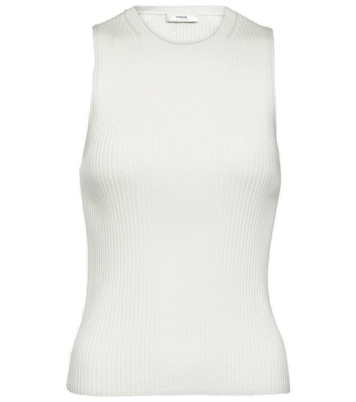 Photo: Vince Ribbed-knit tank top