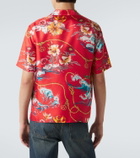 Gucci Floral silk twill bowling shirt