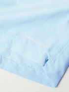 Ralph Lauren Purple label - Straight-Leg Mid-Length Logo-Embroidered Swim Shorts - Blue