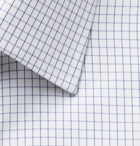 TOM FORD - Slim-Fit Checked Cotton-Poplin Shirt - White