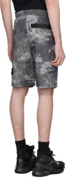 Stone Island Gray Drawstring Shorts