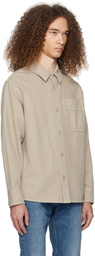 A.P.C. Taupe Basile Shirt