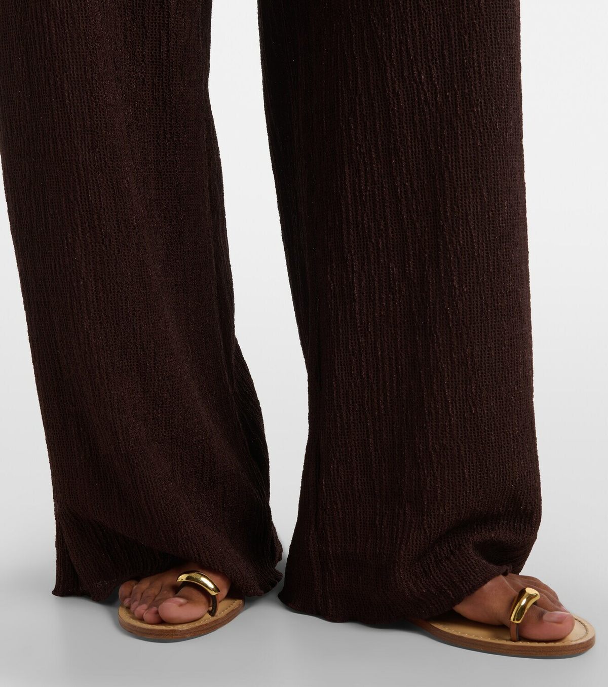 Jade Swim Mika seersucker wide-leg pants