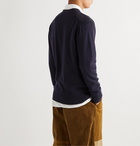 Comme des Garçons HOMME - Logo-Intarsia Wool Cardigan - Blue