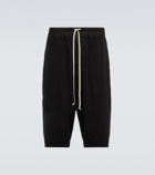 DRKSHDW by Rick Owens - Cotton jersey drawstring shorts