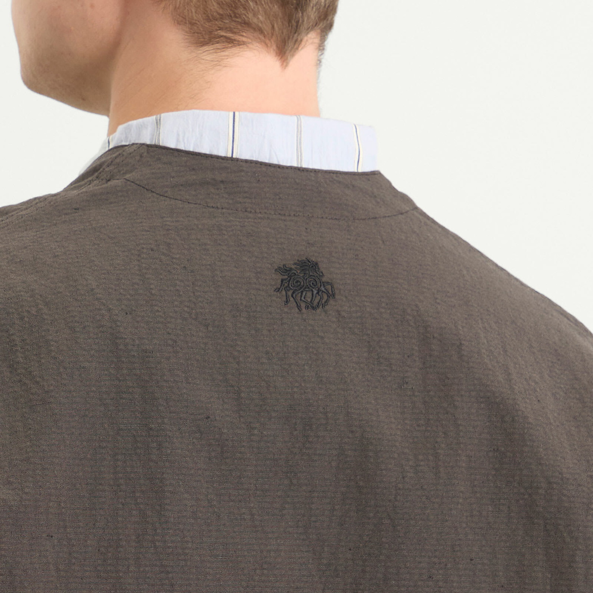 Ranra Men's Ascender Tailored Jacket in Black Coffee