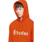 Etudes Orange Logo Klein Hoodie
