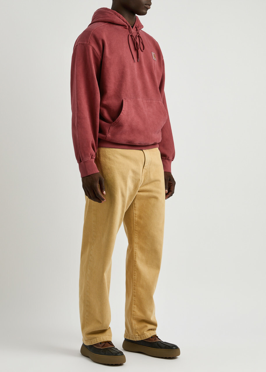 Carhartt Wip Vista Hooded Cotton-blend Sweatshirt Red