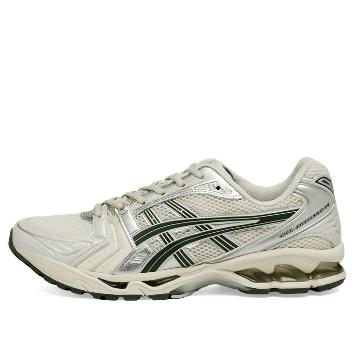 Photo: Asics Gel-Kayano 14 in Birch/Dark Pewter