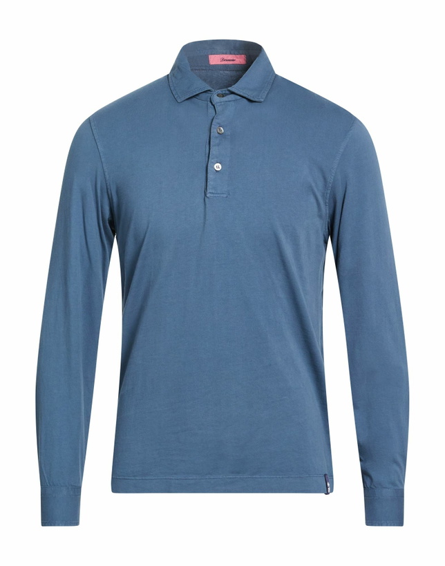 Photo: Drumohr Mens Polo shirt Slate in Blue