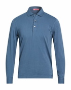 Drumohr Mens Polo shirt Slate in Blue