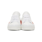 Prada White Red Band Sneakers