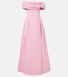 Rebecca Vallance Dianthe off-the-shoulder gown