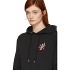 Carne Bollente Black La Comtesse Au Cul Nu Embroidered Hoodie