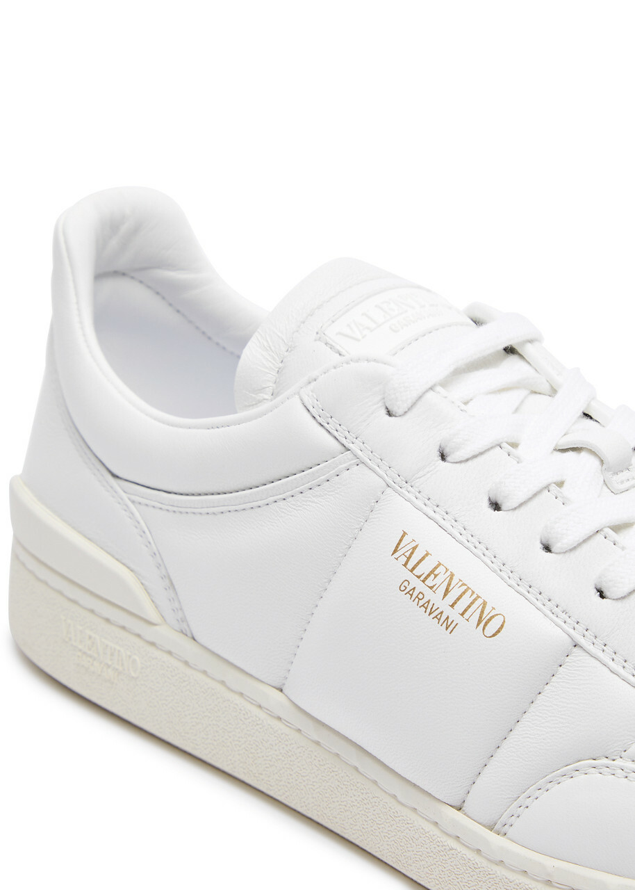 Valentino Upvillage Padded Leather Sneakers White