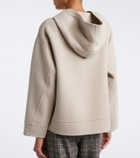 'S Max Mara Hooded virgin wool jacket