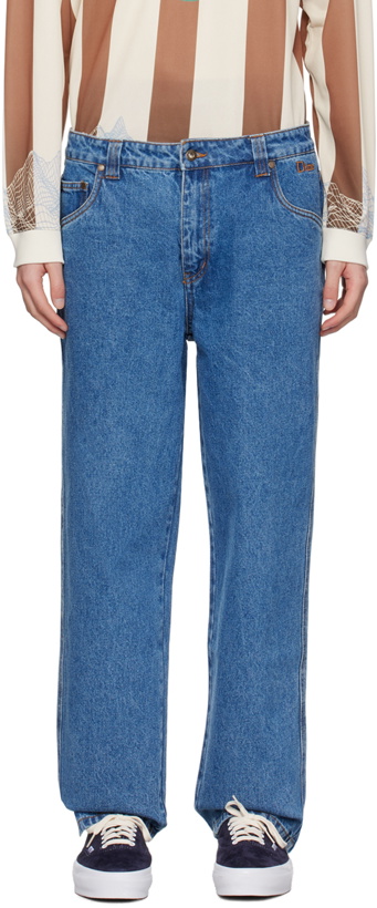 Photo: Dime Blue Classic Relaxed Jeans