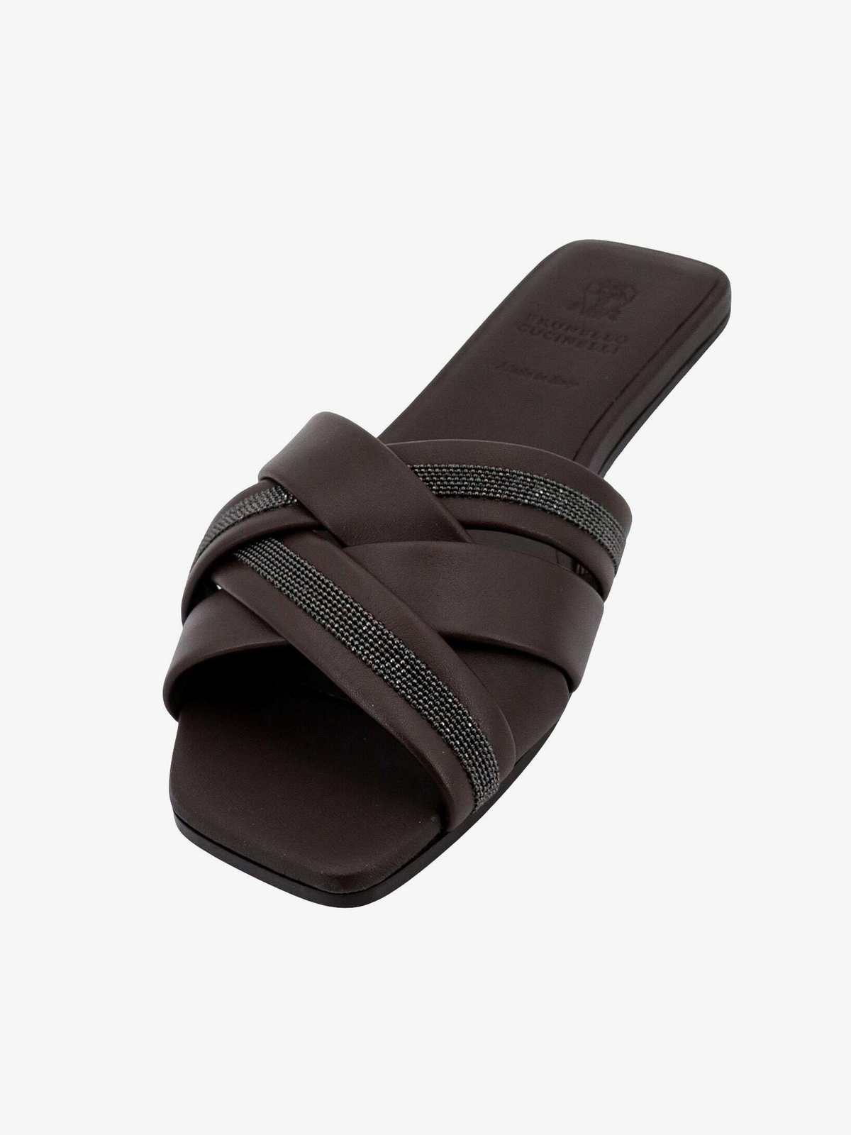 Brunello Cucinelli Women's Leather Sandals Brown