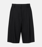 The Row Vesperis virgin wool Bermuda shorts